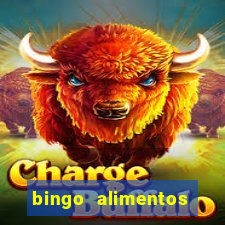 bingo alimentos para imprimir
